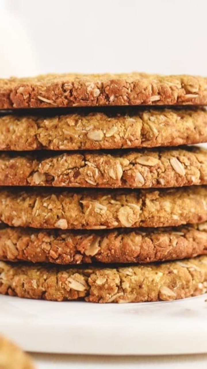 Ragi oat cookies, straight from the oven